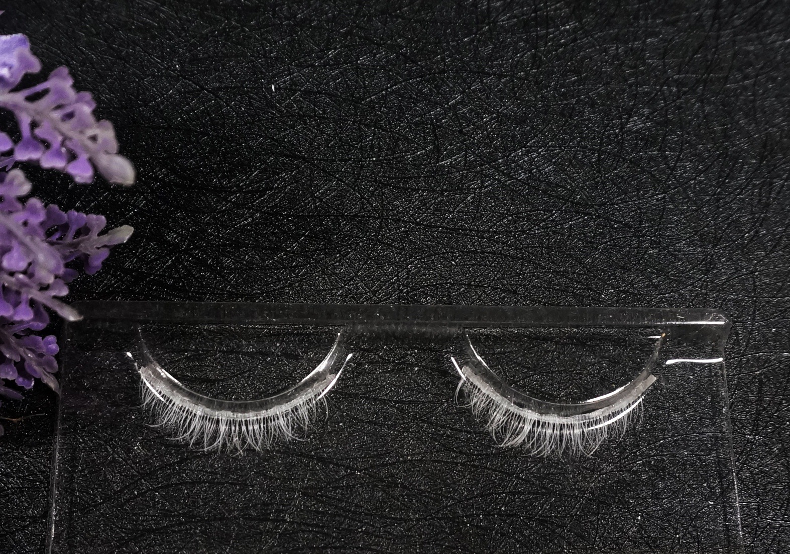 彩妆动漫cosplay白色假睫毛 上下两用睫毛 娃娃鹤丸款