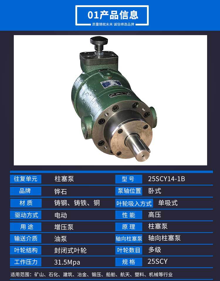 四川4ZB1高压柱塞泵图片