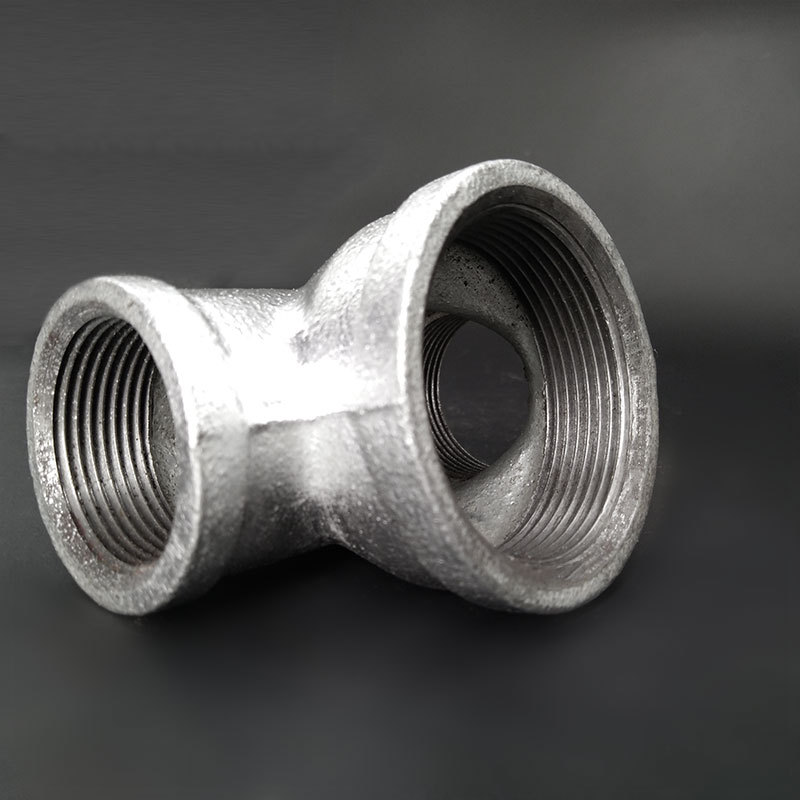 卡耐夫 热镀三通 中大三通 国标加厚 玛钢热镀 玛钢管件 bsi认证