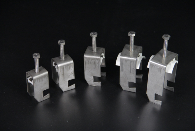 k07不锈钢304单边勾电缆卡子 电缆固定卡 桥架梯式 c型槽电缆卡