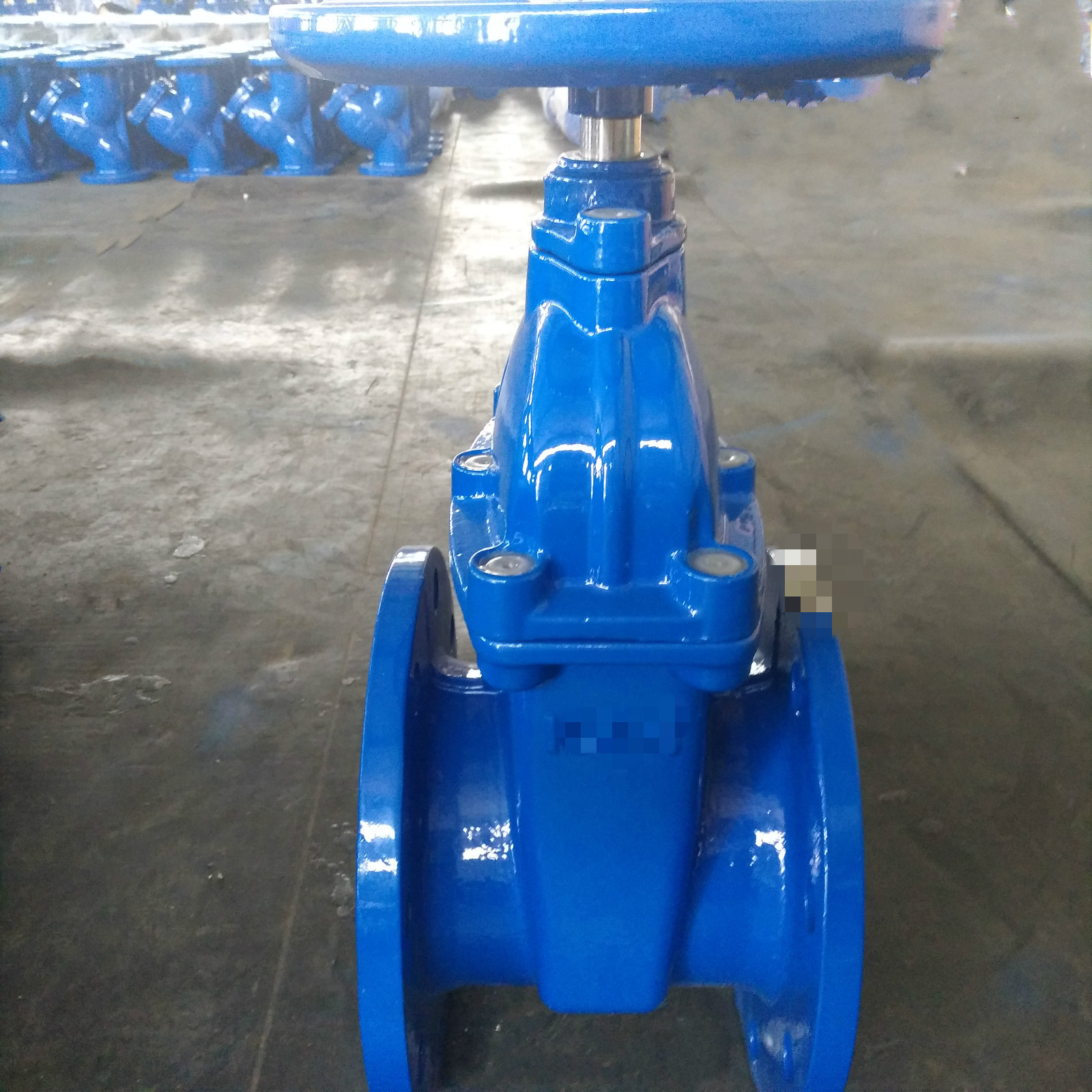 厂家直销dn200手动暗杆软密封闸阀双法兰弹性座封闸阀