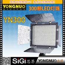 YONGNUO永诺YN300摄像灯LED白色温超高亮度灯珠自动调光遥控亮度