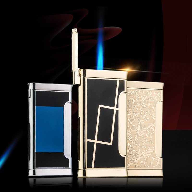 百诚honest创意直冲打火机 个性雪茄刀金属充气打火机及烟具批发