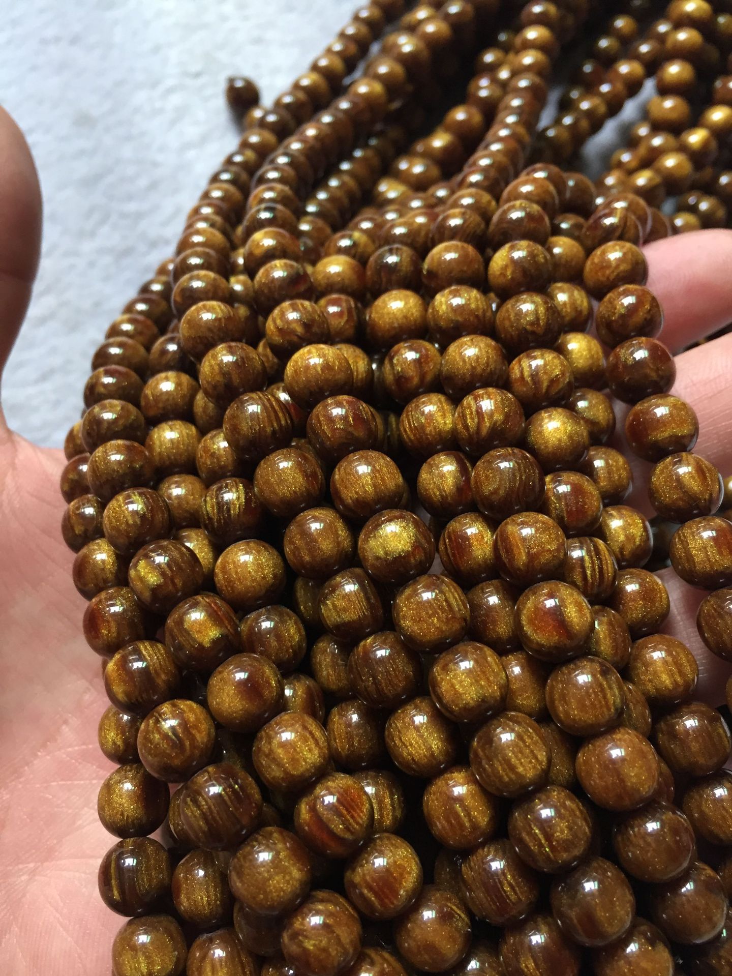 批发爆款金丝海柳手串金沙海柳手串佛珠海柳健身球手链海柳手镯