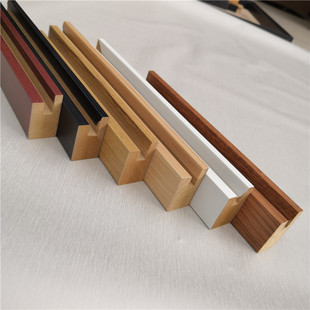 工厂批发pvc相框线条密度板边框 定制创意画框线条 中纤板相框条