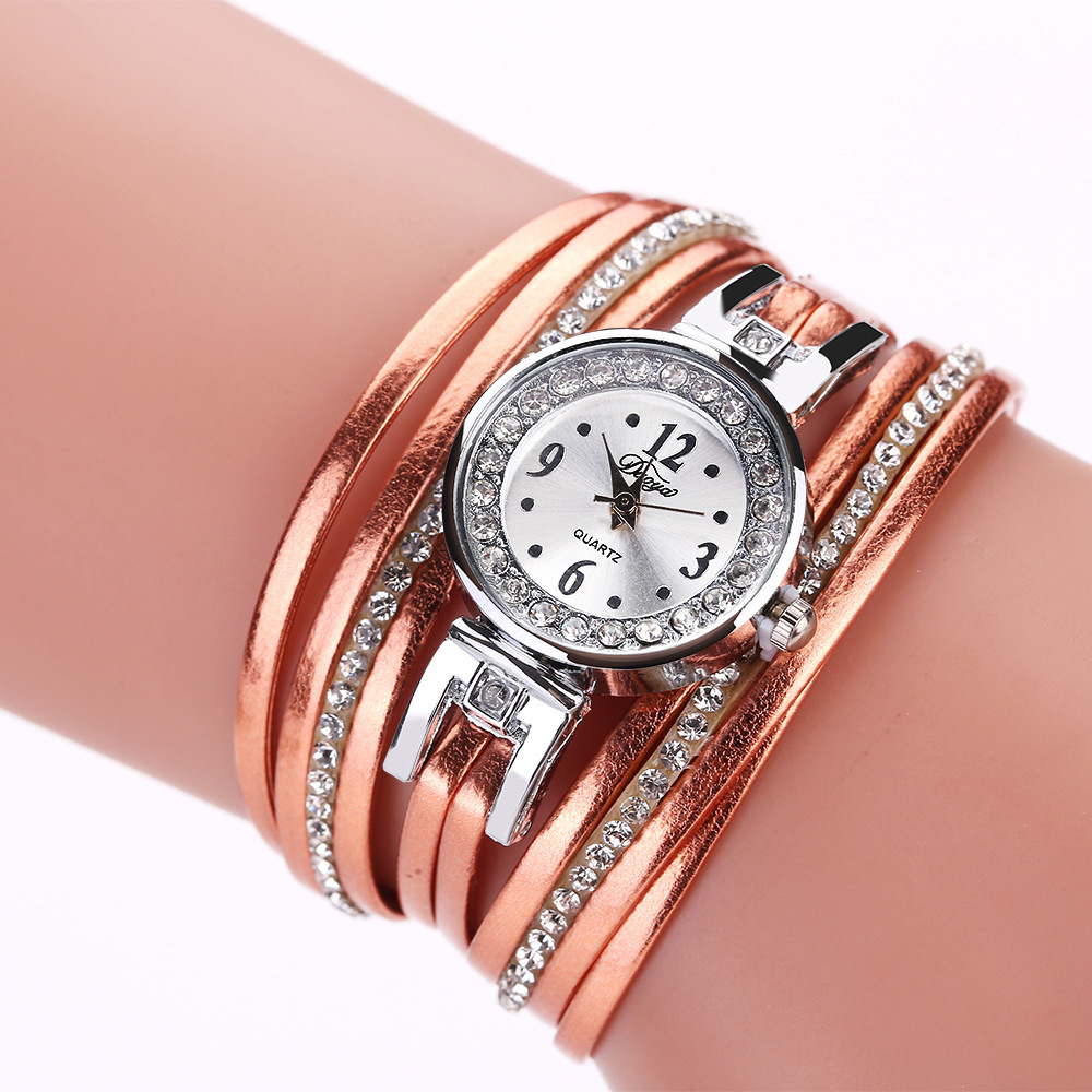 时装表女款 时尚复古带钻手链表外贸热销女士百搭潮表 爆款推荐
