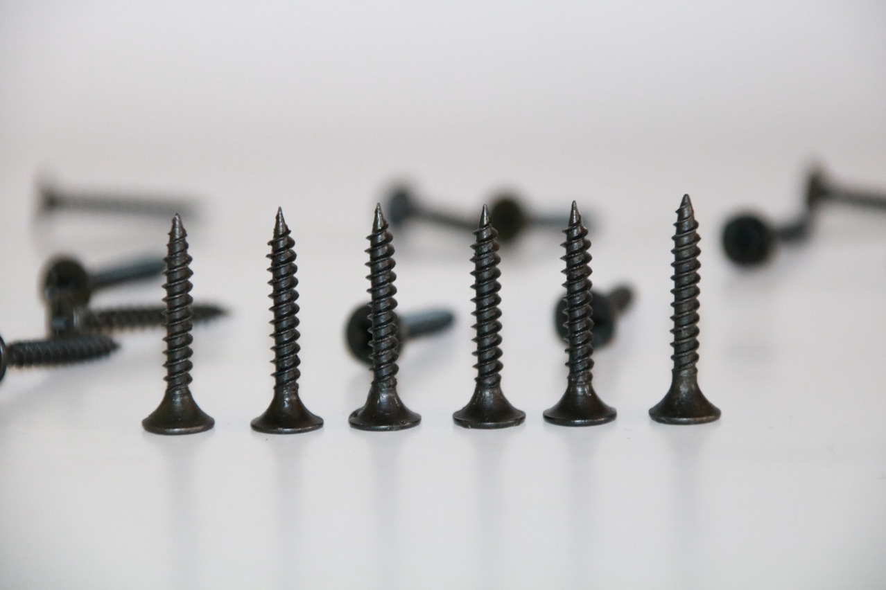 【供应】平头螺丝自攻螺钉石膏板轻钢龙骨专用加强黑磷螺丝干壁钉