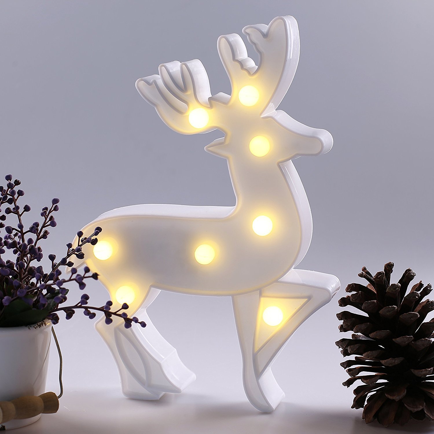 led麋鹿造型灯 3d小夜灯 台式创意造型灯 小台灯 工厂现货