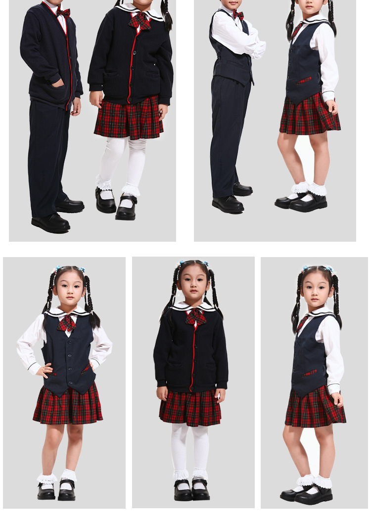 美丽奥深圳校服小学生男女秋冬季礼服