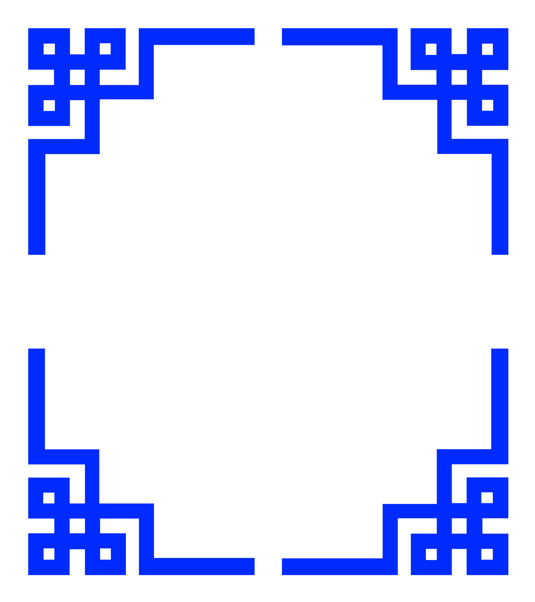 创意中国风幼儿园墙贴 无纺布边角古典花纹装饰墙贴工厂直销定制