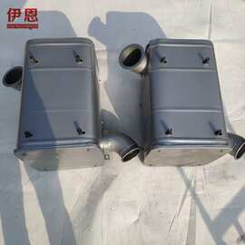 陕汽重卡德龙f3000消声器配套加厚德龙奥龙消音器总成原厂配件