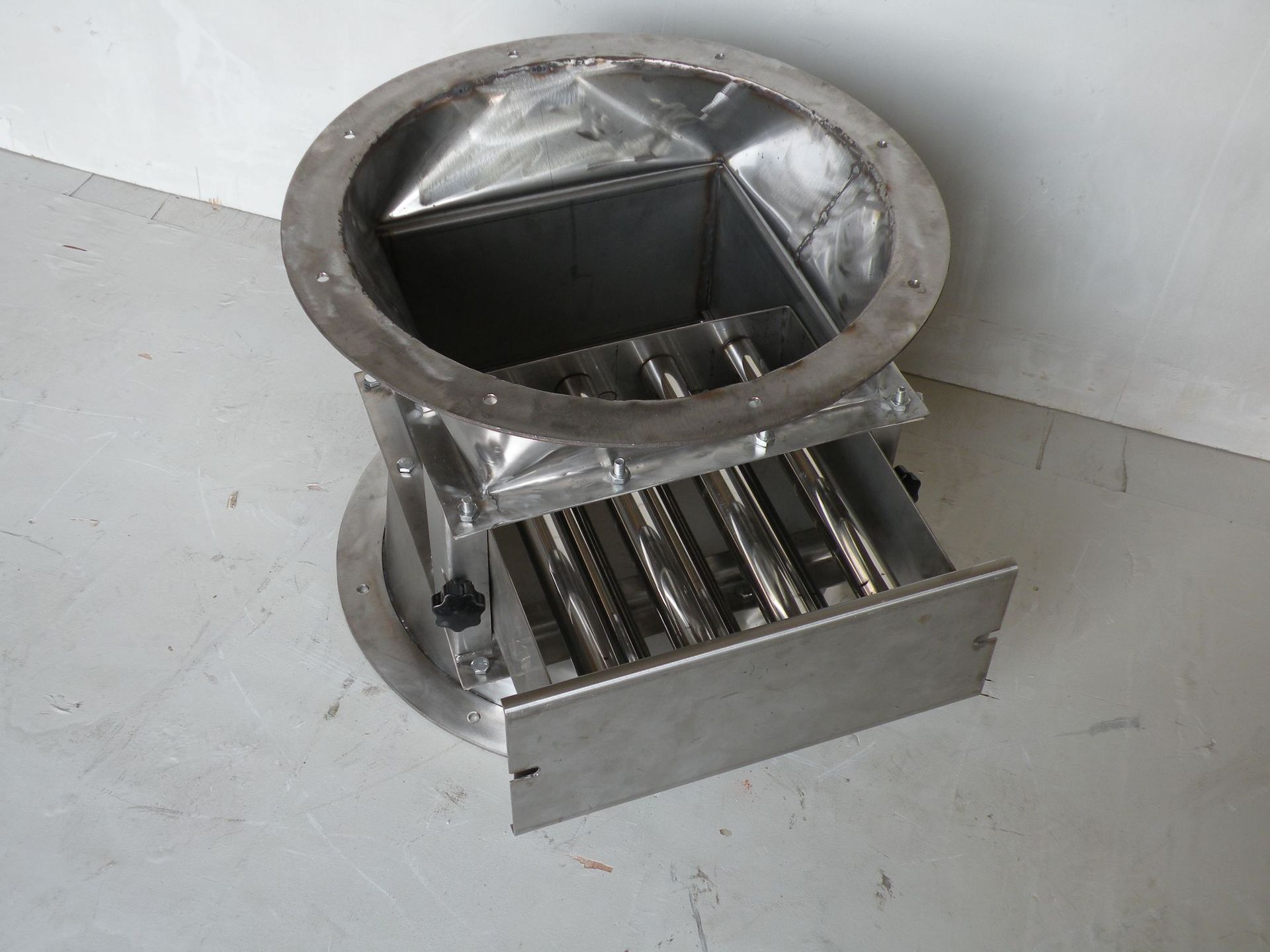 抽屉式磁选器 不锈钢 磁棒 高磁场  沈阳宝丰粮机