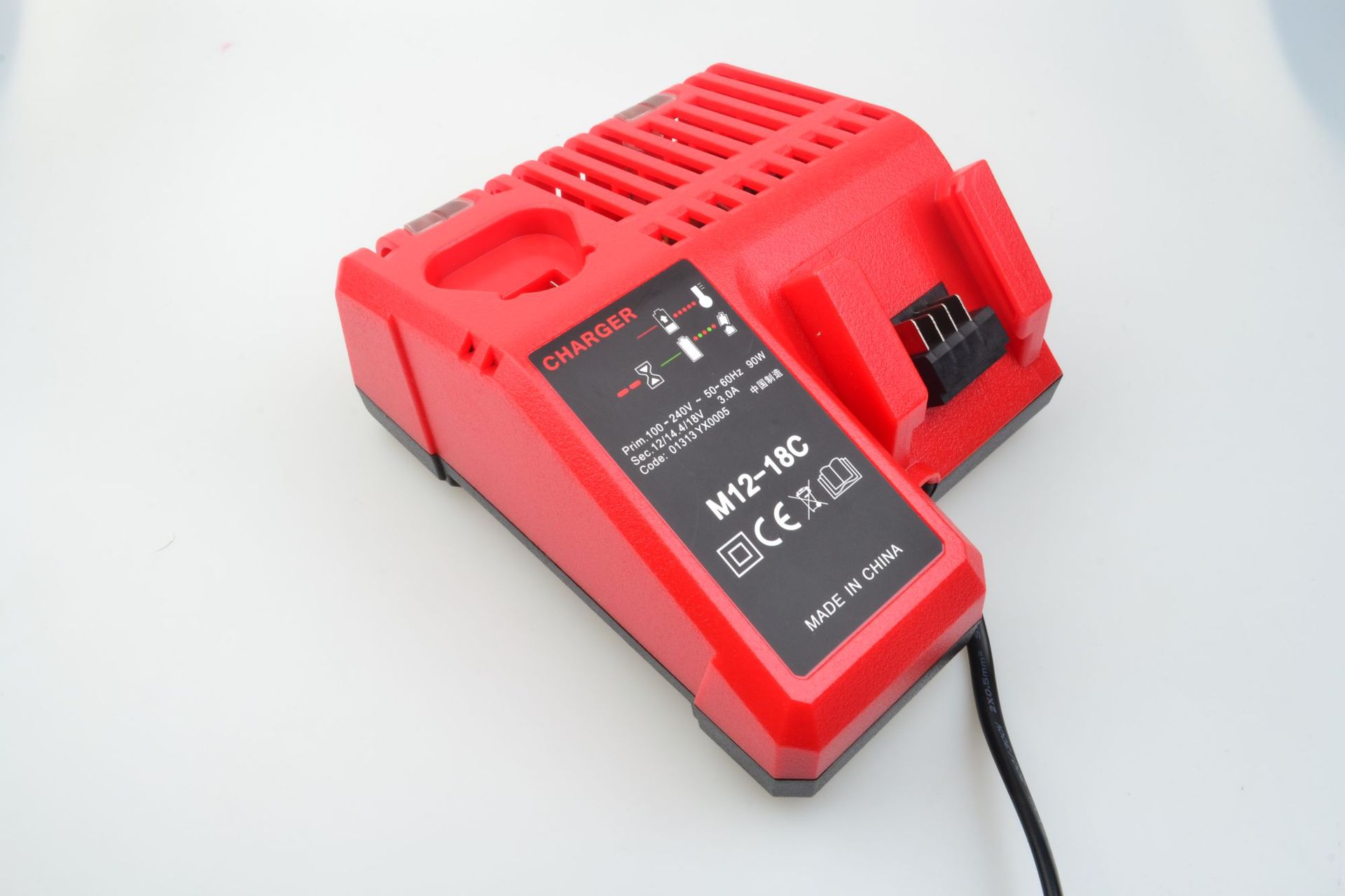 新款米沃奇双充m12-18c充电器适用milwaukee 12v 18v锂电池li-ion