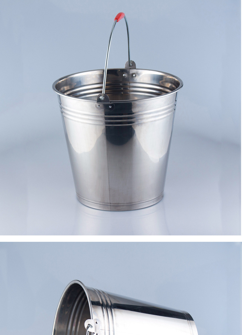 加厚不锈钢提水桶无家用手提桶多用大水桶饲料桶食油桶厂家直销