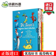 dr suess 苏斯博士经典绘本 英文原版书 戴高帽的猫 5个故事 精装