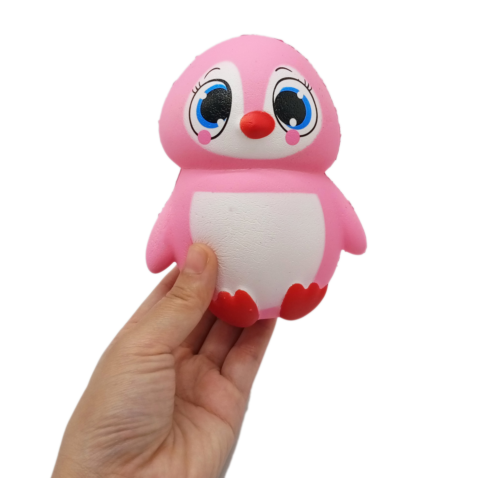 信本慢回弹玩具squishy新款 企鹅慢回弹企鹅 pu仿真美女面包玩具