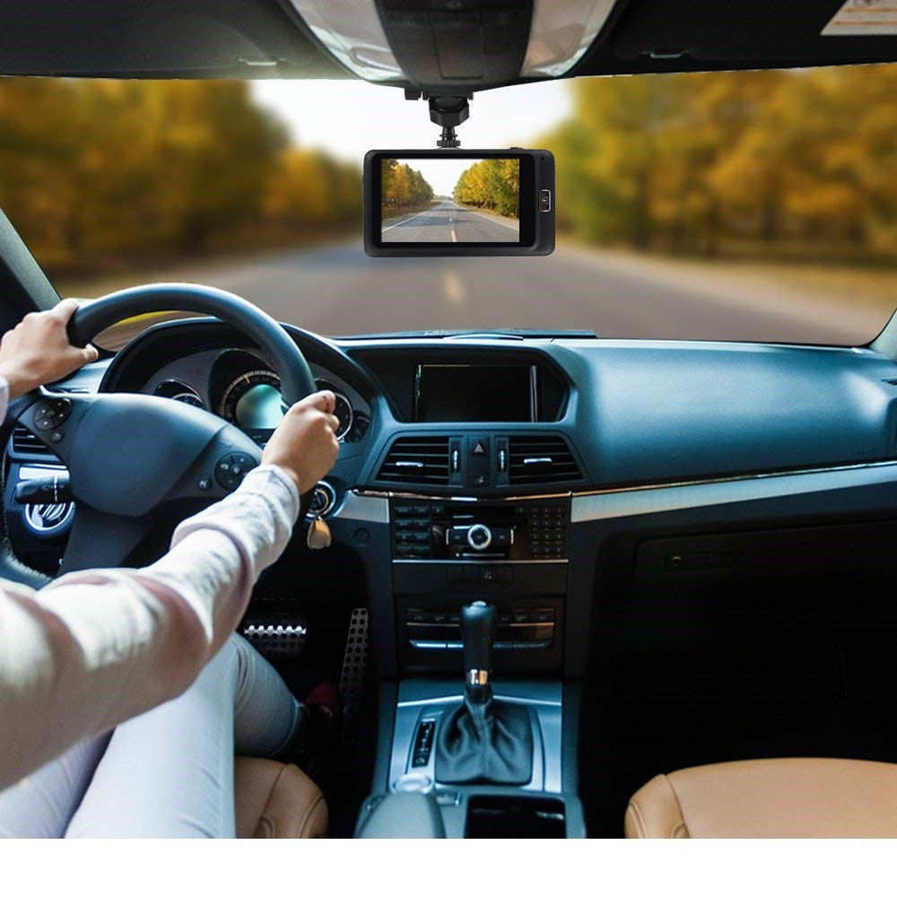 3寸行车记录仪高清夜视1080p车辆行驶黑匣子停车监控保险礼品