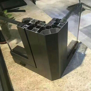 罗普斯金断桥金刚一体落地平开窗厂家直销高强度航空铝材隔音隔热