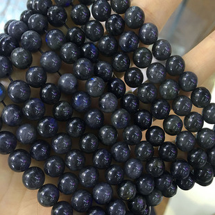 天然拉长石 黑闪光手链 闪光黑月光石diy饰品半成品批发 厂家直销