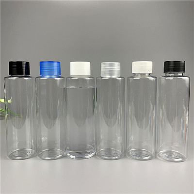 批发加厚 120ml透明平肩塑料瓶 pet液体瓶 水剂分装瓶子 120ml瓶