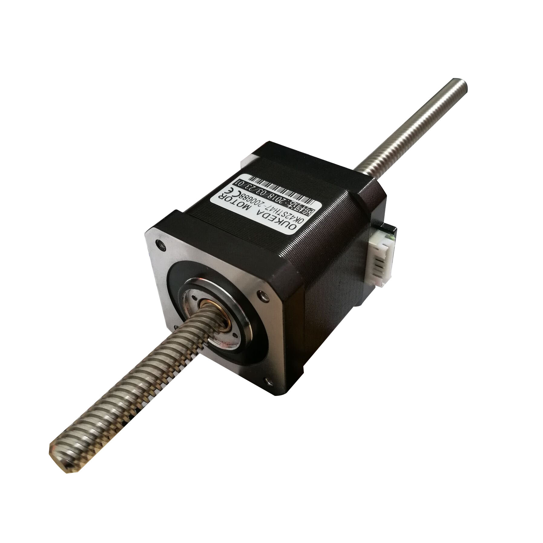 42贯通式直线电机!类似气缸运动!42贯通丝杆电机 48mm机身-阿里巴巴