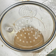 定做实验设备亚克力密封桶 有机玻璃密封罐 水处理真空桶 φ300mm