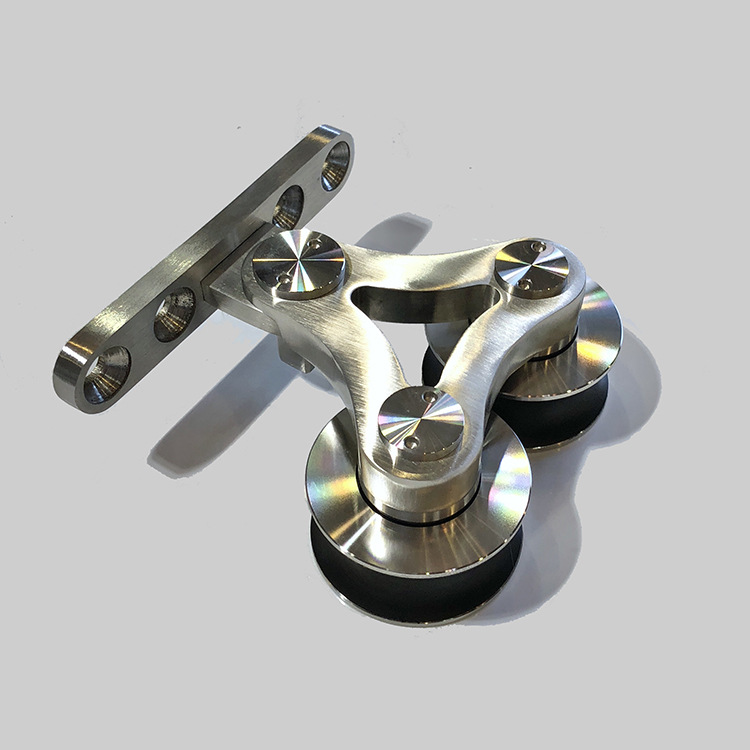 出口德国品质厂家直销足标304不锈钢谷仓门五金配件缓冲吊滑轮