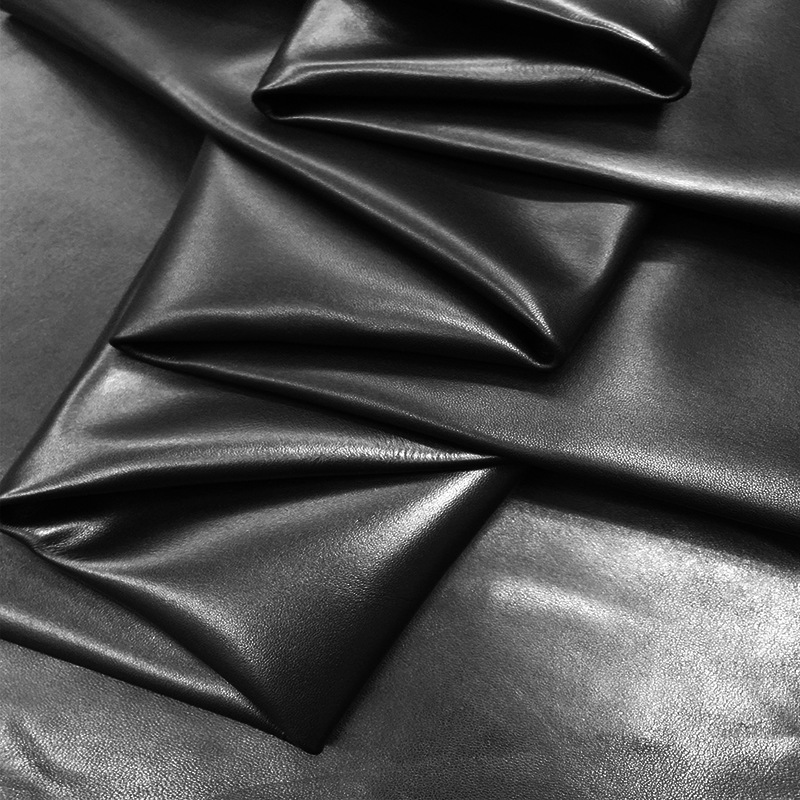 【未然海皮业】现货非洲进口环保鞋里用软纳帕绵羊皮皮革面料