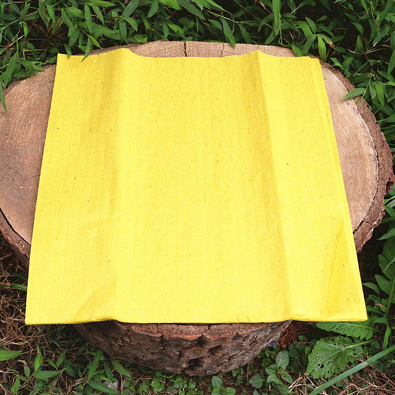 包邮中号黄刀纸竹浆纸大捆黄烧纸精品黄表裱纸烧香拜佛礼佛纸用品