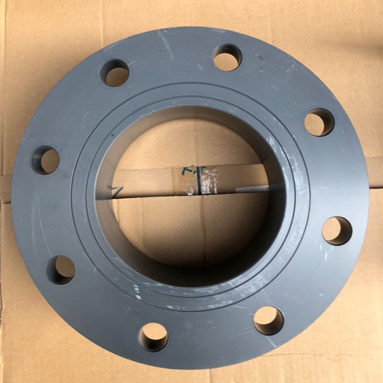 环琪upvc法兰片 din国标pn10 pvc环琪化工法兰盘dn150 160mm 6寸