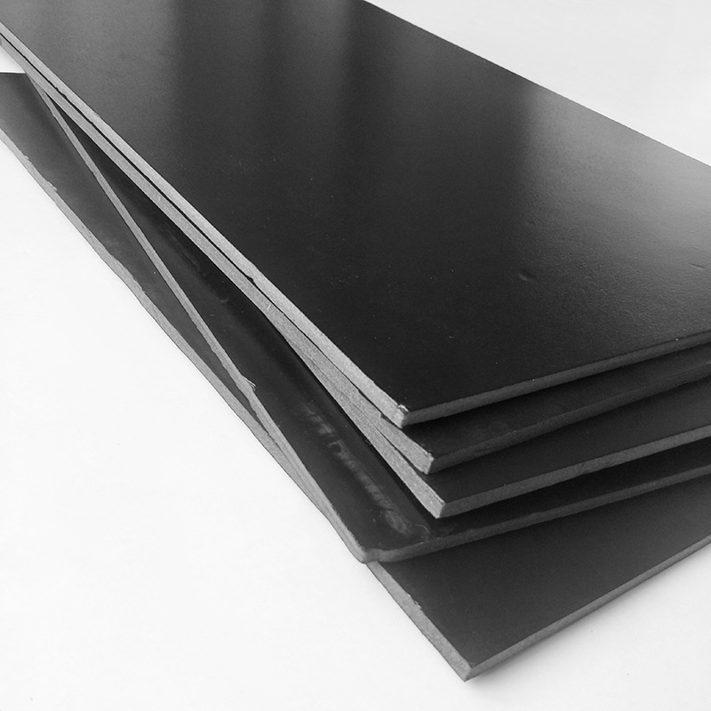 厂家供应5mm黑色kt板 全黑kt板画框背板 内衬装饰材料广告板批发