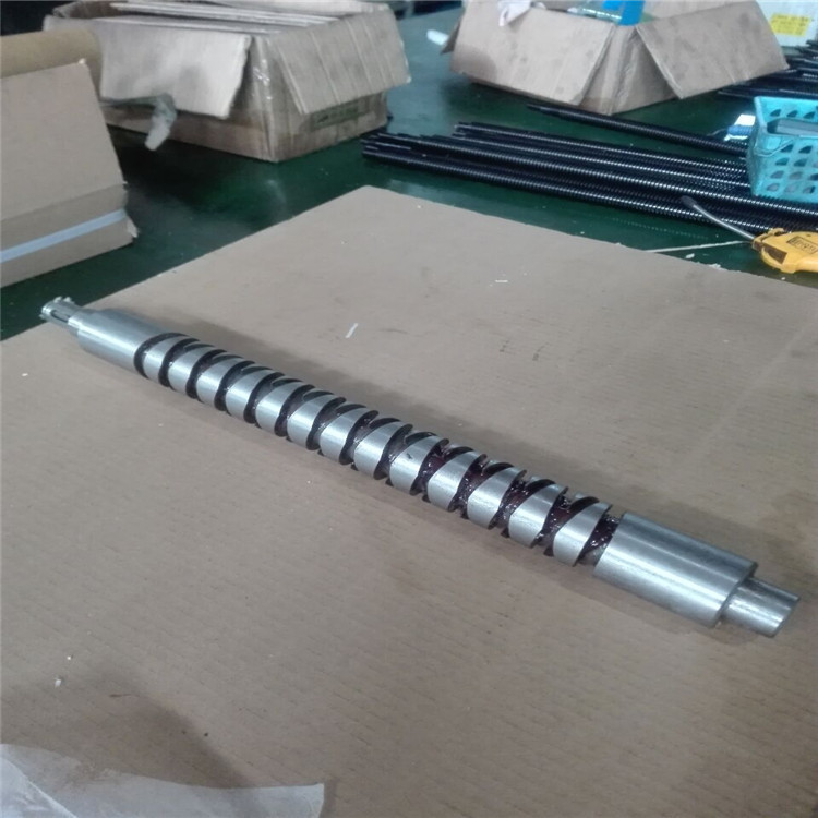 往复丝杆45钢材质来回轴丝杆50*50活灵月牙四方法兰圆螺母40铬