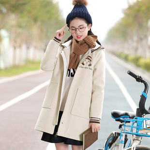 大衣 少女 冬装 学生