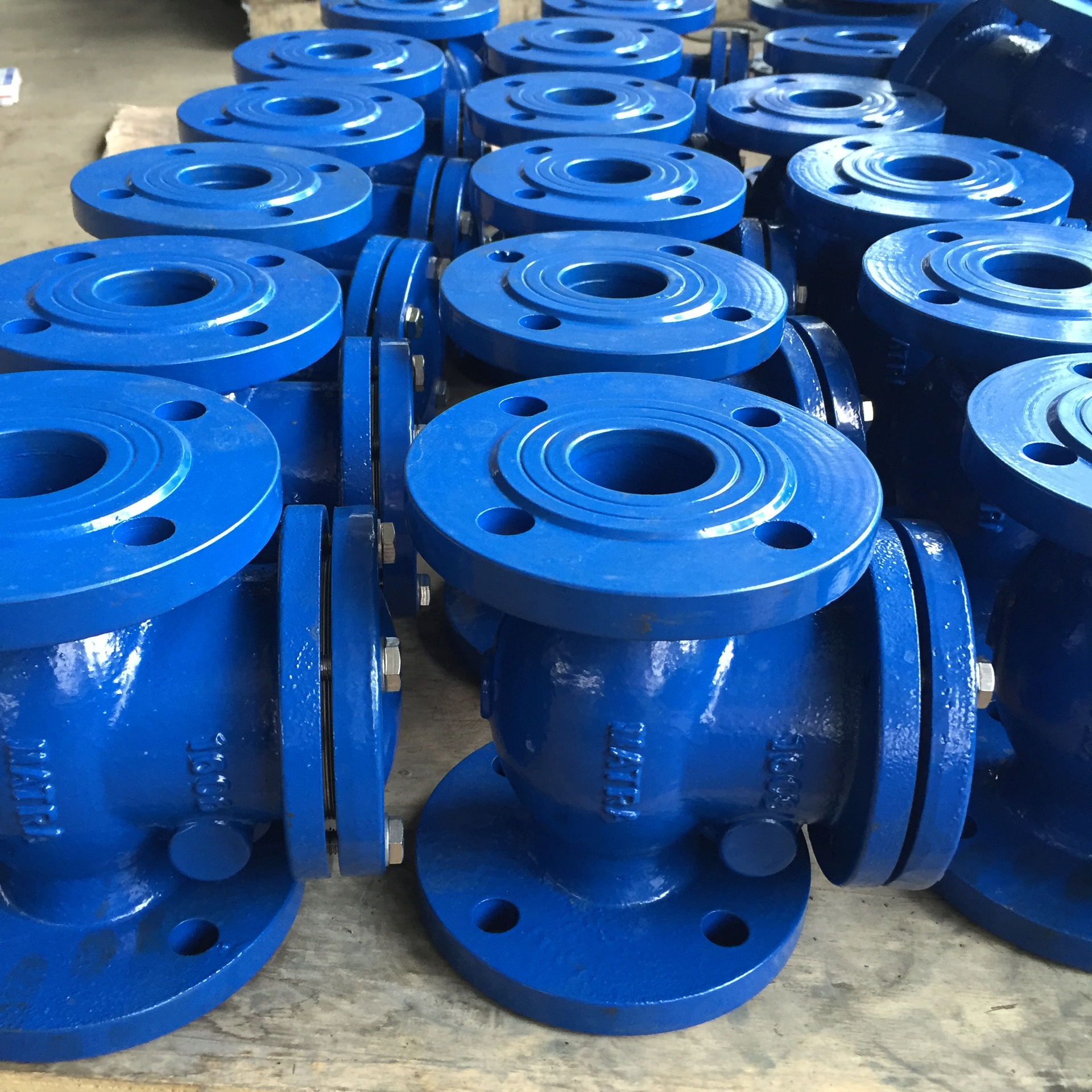 工业水泵单向卧式阀旋启式止回阀防倒流铸铁法兰止回阀门山东厂家