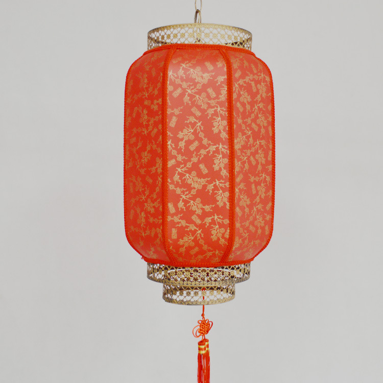 中秋仿古羊皮灯笼批发防水户外广告灯笼阳台 大红冬瓜灯笼厂家