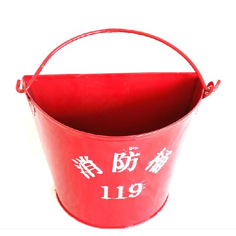 消防沙桶 黄沙桶加厚消防器材通用消扇形灭火桶119大消防桶半圆桶
