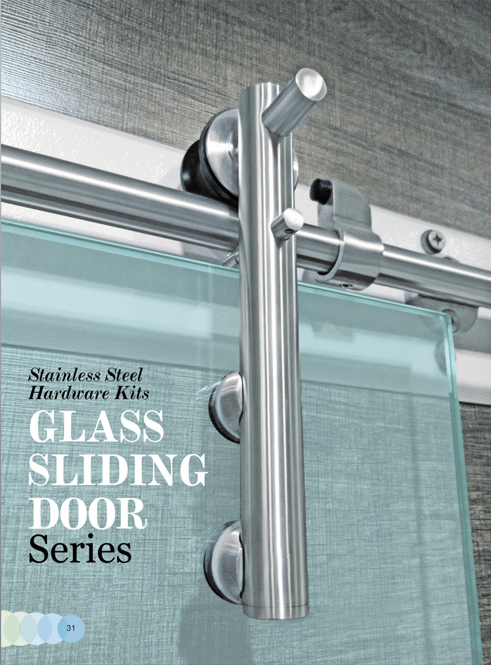 不锈钢玻璃滑门吊轮的设计原理?