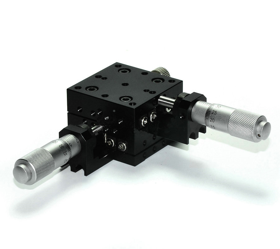 手动精密型滑台十字交叉滚柱导轨xy轴