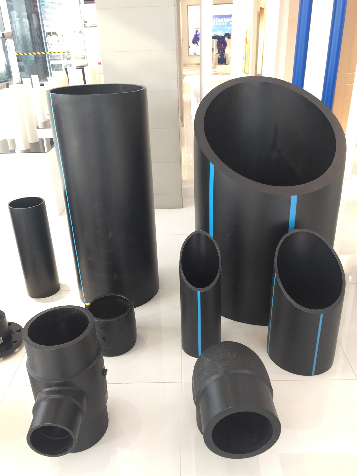 联塑pe100级pe给水管 sdr11公称压力1.6mpa