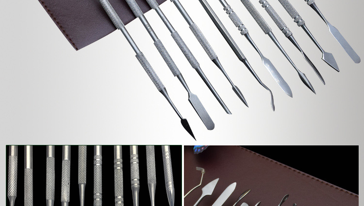 蜡刀雕刻刀技工牙科义齿调刀雕刻手工套装齿科雕蜡刀首饰蜡模工具