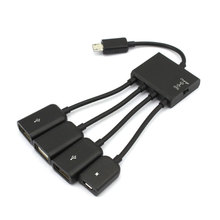TypeC转换USB接口HUB集线器OTG适用小米平板2鼠标键盘U盘充电分线