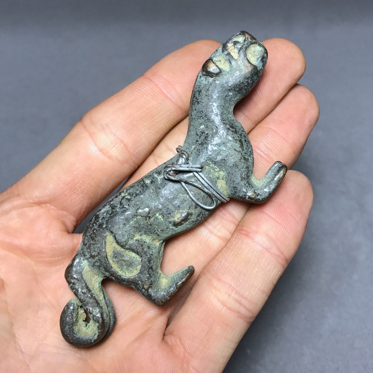 古玩收藏杂项青铜器虎符工艺品仿古青铜器把件摆件兵符影视道具