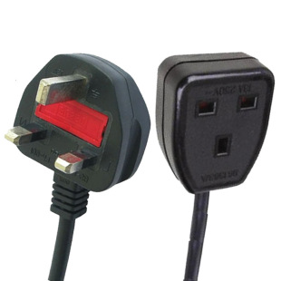 厂家直销 bs认证英规电源线 英式三芯插头线 新加坡,港澳三插线