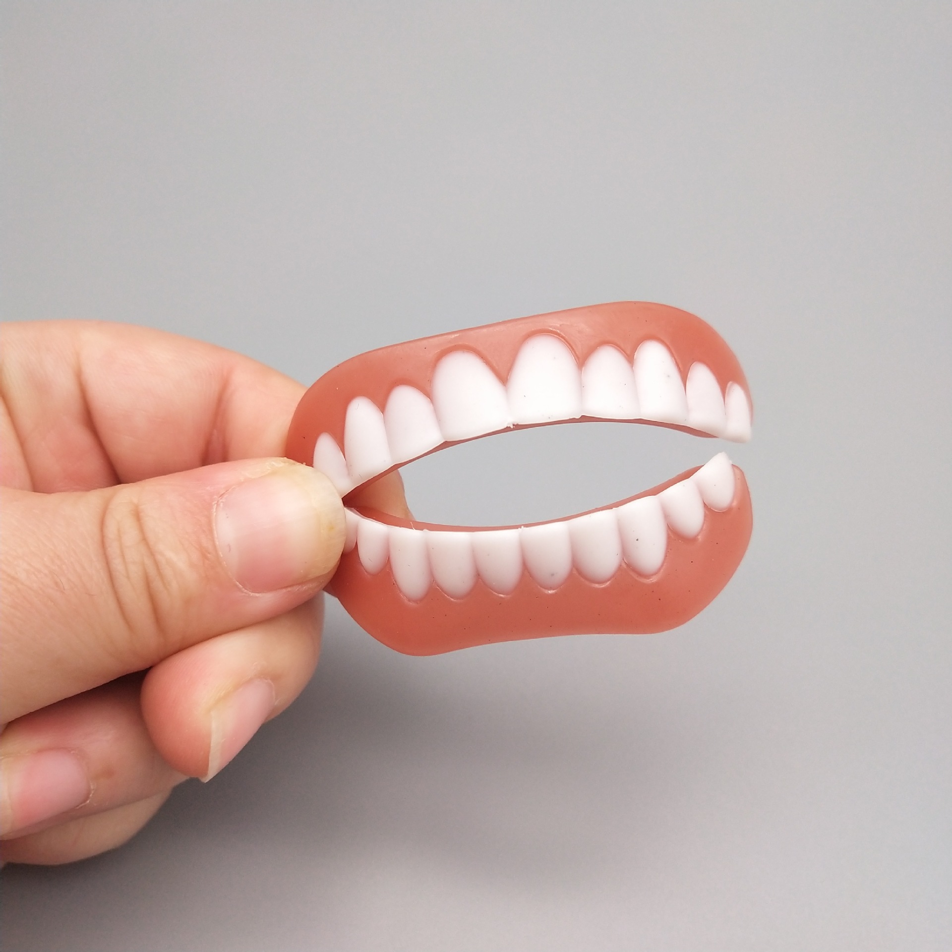 instant smile 硅胶牙齿牙套 美白牙贴微笑假牙牙套 跨境