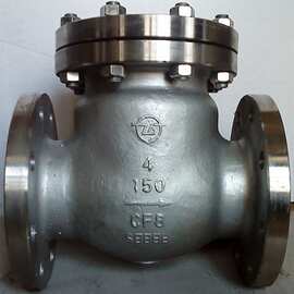 h44w-150lb美标不锈钢高压止回阀dn40气体单向止回阀dn200 pn16