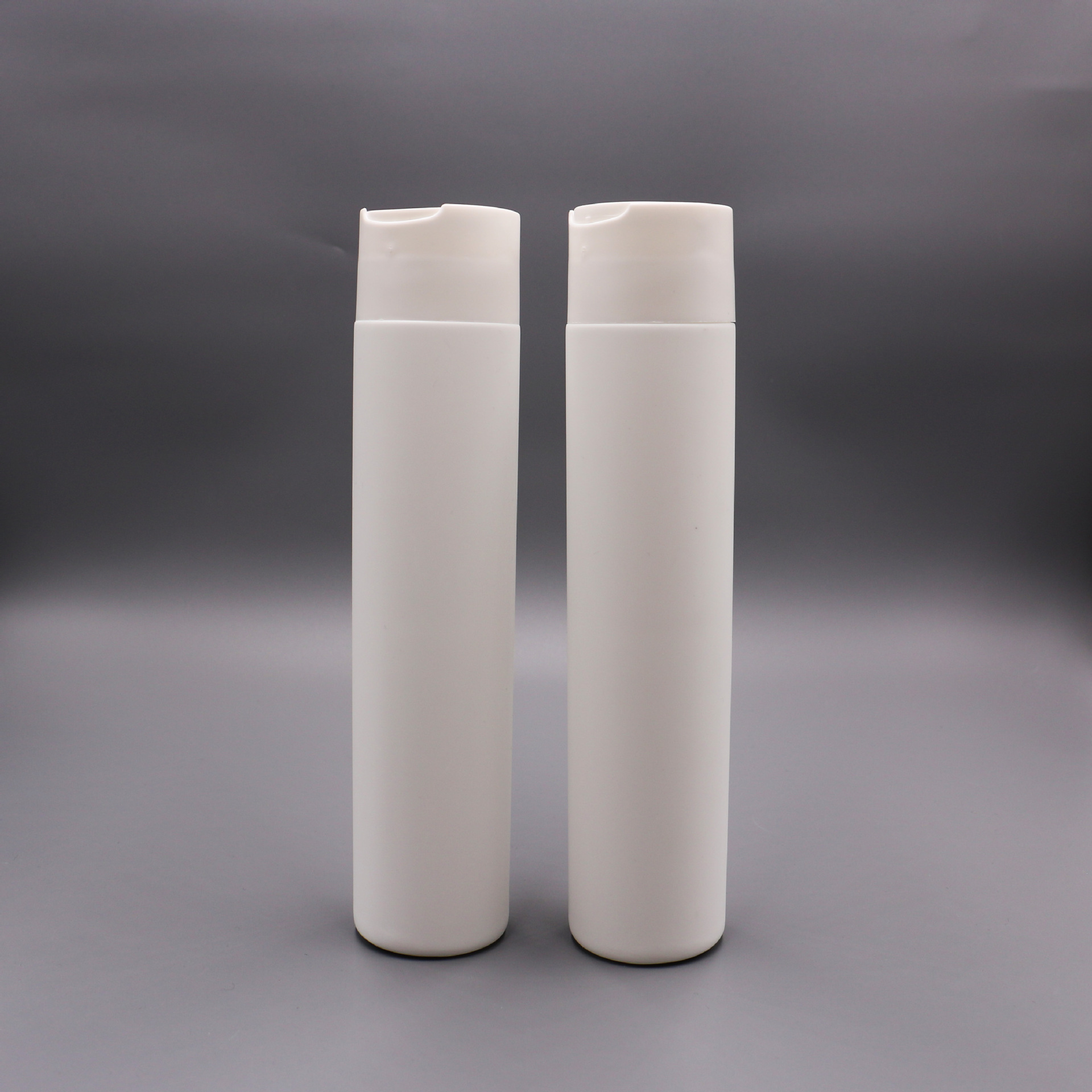 300ml pe塑料瓶洗发水沐浴露乳液包装瓶圆柱瓶千秋盖翻盖