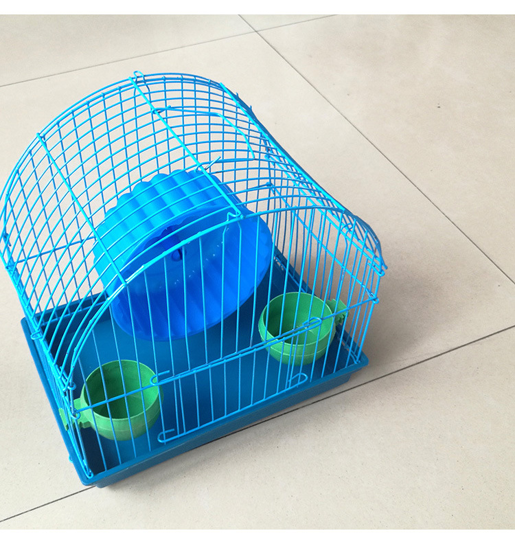 【厂家大量批发】物美价廉小号仓鼠笼子金属笼子跑笼转笼转轮108