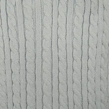 圆筒无缝袖口布 提花罗纹毛线针织布 涤纶腈纶混织立体提花毛线布
