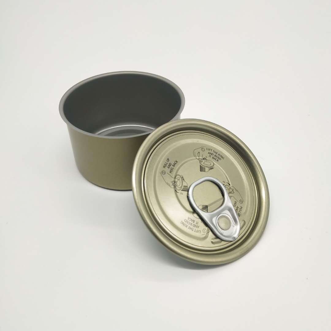 厂家直销香膏专用636铝罐 外涂金二片罐 drd拉伸铝制圆罐 不含盖