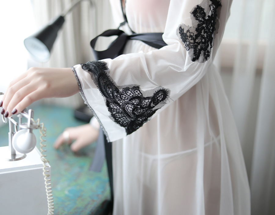 新款厂家直销情趣内衣透明真人性感透视诱惑露乳蕾丝网纱一件代发